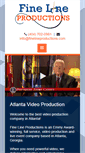 Mobile Screenshot of finelineproductions.com
